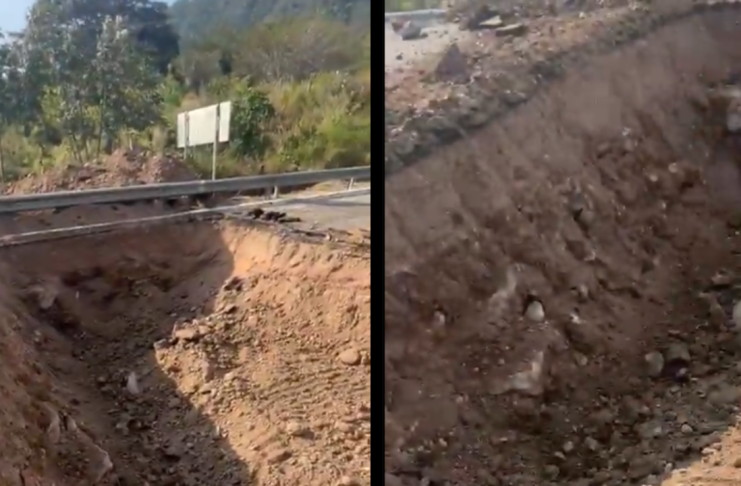 #VIDEO// Bloqueo en puente de San Sebastián del Oeste obliga cierre de ruta hacia Mascota
