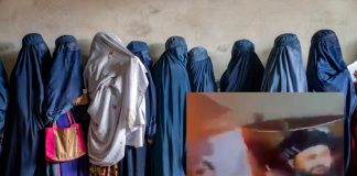 #VIDEO// Mujeres afganas protestan contra nuevas normas talibanas que avalan castigos físicos en el hogar