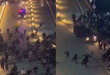 #VIDEO|| Muestra a policías atropellando a manifestantes en Irán