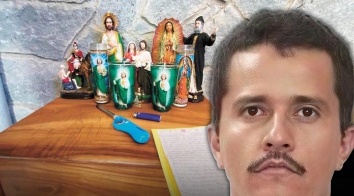 El altar del miedo: Biblia abierta, Salmo 91 y veladoras encendidas en el refugio atribuido a “El Mencho”