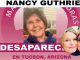 Colectivo de Sonora se moviliza para localizar a Nancy Guthrie, madre de periodista estadounidense