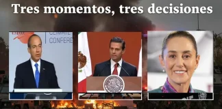 Tres presidentes, tres momentos: así han reaccionado ante crisis de seguridad en México