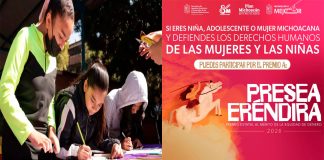 ¿Sabías que puedes postular a una niña o adolescente a la Presea Eréndira 2026?