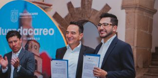 Zamora y Huandacareo formalizan hermanamiento para fortalecer el desarrollo regional