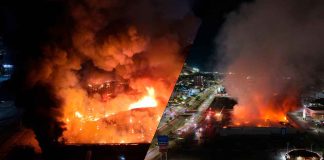 #VIDEO// Incendio arrasa tienda Sam’s Club en Hermosillo; autoridades confirman saldo blanco