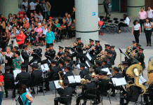 La Banda de Música de la XXI zona Militar realizó dos Flashmob en Morelia