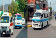 Camiones Comit suspendieron servicio, la ruta gris opera a menos del 50 por ciento