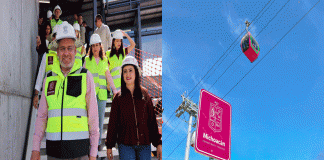 Teleférico de Uruapan alcanza el 99.4% de avance; Bedolla supervisa la obra junto con legisladores