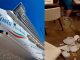 Así fue el momento en el que un violento oleaje sacudió a un crucero que venia de Brasil a Buenos Aires