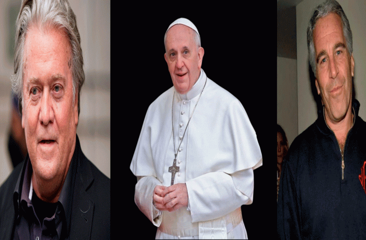Revelan archivos del Departamento de Justicia conversaciones entre Bannon y Epstein sobre el Papa Francisco