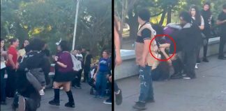 VIDEO// Captan momento en que joven “therian” ataca tras ser grabada en vía pública