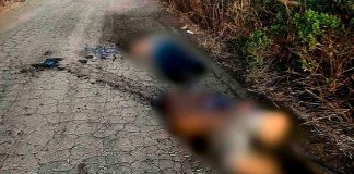 Abandonan a pareja 3j3cut4d4 en carretera de Tangamandapio