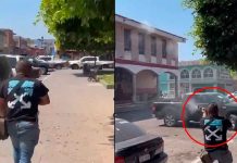 #VIDEO// ¡DESCARO TOTAL! Criminales se graban atacando a la Presidencia de Jiquilpan