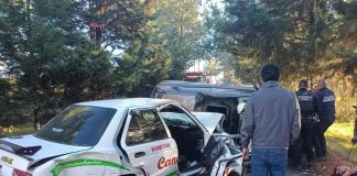 Mujer fallece tras choque múltiple en Choque en la Opopeo-Tacámbaro; hay 6 heridos