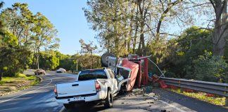 Triple choque en la Morelia-Salamanca deja daños materiales en Tarímbaro