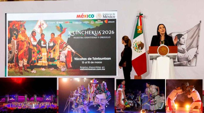 Presentan en la Mañanera la K’uínchekua 2026, en el marco del Plan Michoacán
