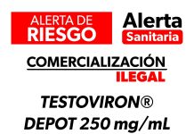 Cofepris alerta comercialización ilegal de Testoviron®️ Depot 250 mg/mL