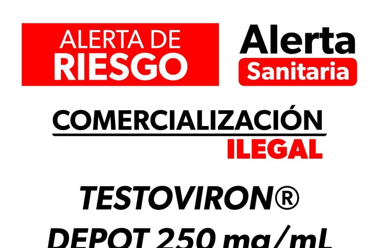 Cofepris alerta comercialización ilegal de Testoviron®️ Depot 250 mg/mL
