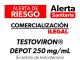 Cofepris alerta comercialización ilegal de Testoviron®️ Depot 250 mg/mL
