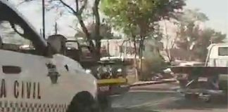 Joven resulta lesionado tras ser atropellado en la salida a Quiroga, en Morelia