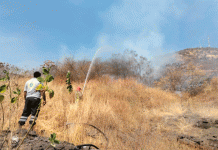 Controlan incendio en el cerro Húngaro tras 72 horas de labores