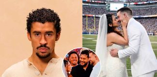 Pastor uruapense encabeza ceremonia matrimonial durante evento ligado al Super Bowl