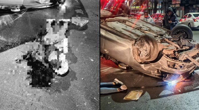 ¡TRAGEDIA EN IZTAPALAPA! Joven muere tras brutal volcadura
