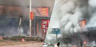 #VIDEO// Tragedia en China: explosión en local de pirotecnia deja 12 víctimas mortales