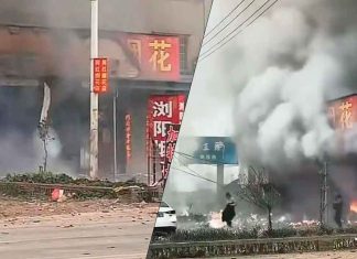 #VIDEO// Tragedia en China: explosión en local de pirotecnia deja 12 víctimas mortales