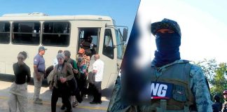 Terror en carretera: incendian autobús con adultos mayores y lo atribuyen al CJNG