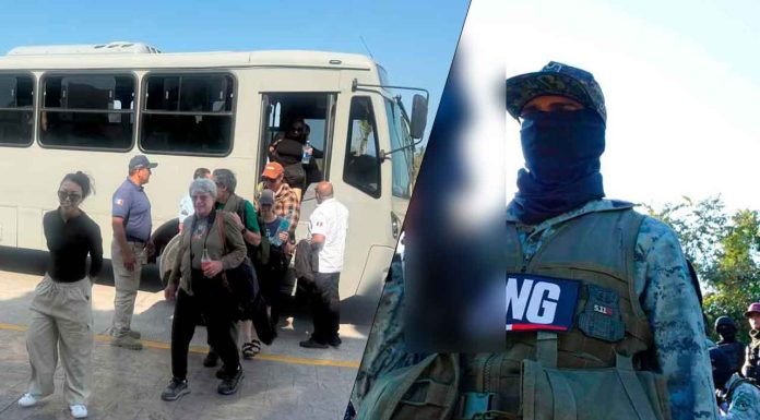 Terror en carretera: incendian autobús con adultos mayores y lo atribuyen al CJNG