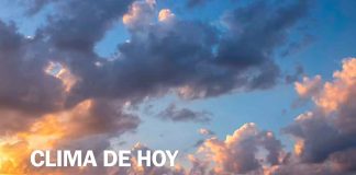 Viernes cálido con 29°C y ligera probabilidad de lluvia