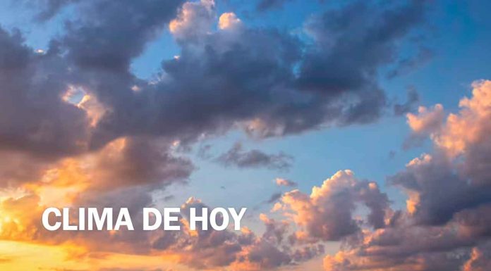 Viernes cálido con 29°C y ligera probabilidad de lluvia