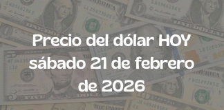 Precio del dólar hoy sábado 21 de febrero de 2026 en México