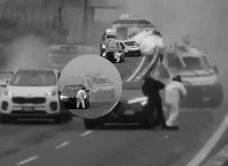 #VIDEO// Impactante asalto a camioneta blindada en Italia: comando la explota en plena carretera