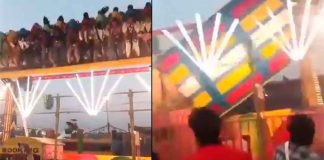 #VIDEO// Colapso de juego mecánico deja dos muertos y 13 heridos