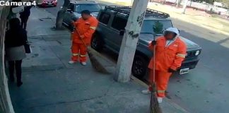 #VIDEO || Sujetos se hicieron pasar por barrenderos para asaltar a dos mujeres en San Juan de Aragón