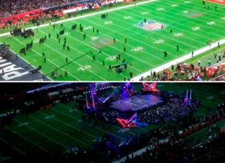 #VIDEO //Así se armó el espectáculo: Time Lapse del show de Bad Bunny en el Super Bowl