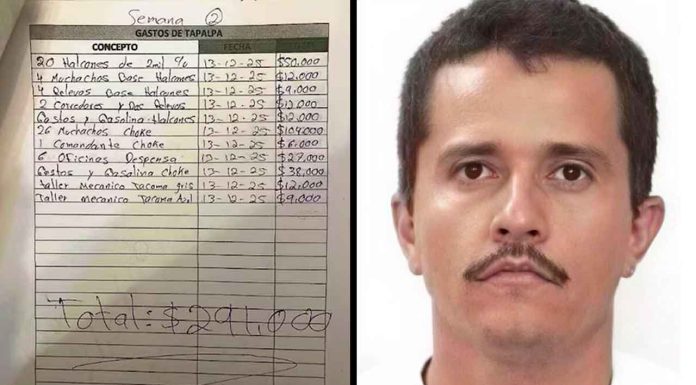 La presunta “narconómina” de ‘El Mencho’: sueldos y estructura del CJNG