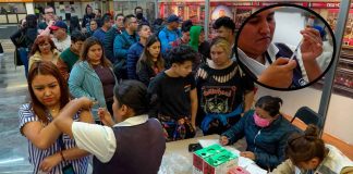 Ante repunte de sarampión, usuarios del Metro de la CDMX acuden masivamente a vacunarse