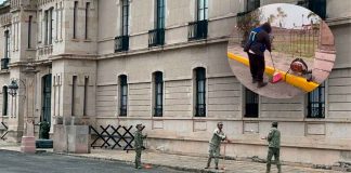 Refuerzan mantenimiento en la 21 Zona Militar de Morelia ante visita presidencial