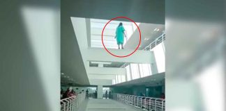 #VIDEO// Movilización en hospital del IMSS: rescatan a paciente ubicada en estructura del tercer piso