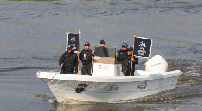 SSP intensifica vigilancia en el lago de Pátzcuaro, para evitar la extracción ilegal de agua