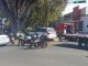 Motopatrullero de Tránsito Municipal lesionado al ser chocado por camioneta