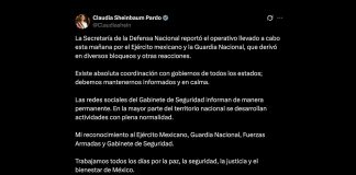 Operativo del Ejército y Guardia Nacional provoca bloqueos; autoridades llaman a la calma