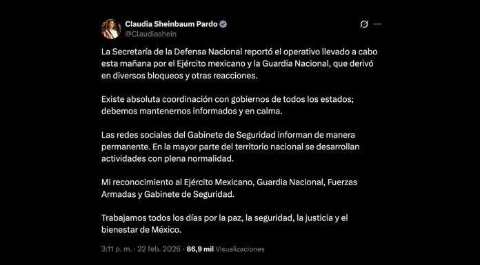 Operativo del Ejército y Guardia Nacional provoca bloqueos; autoridades llaman a la calma