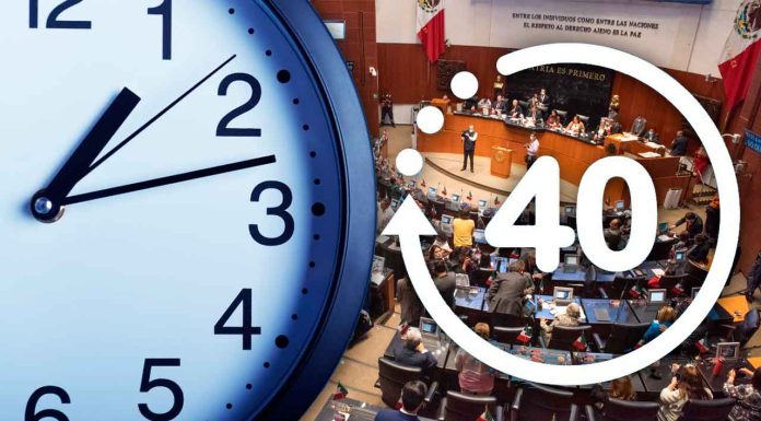 Senado avala reforma de 40 horas semanales, pero poco a poco hasta el 2030.