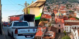 Criminales rafaguean domicilio y lo queman con bombas molotov, al oriente de Uruapan