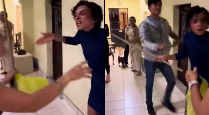 #VIDEO// Influencer “La Venenito” agrede a su mamá en plena fiesta de cumpleaños