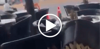 VIDEO // Balacera en carretera a El Salto provoca pánico en restaurante